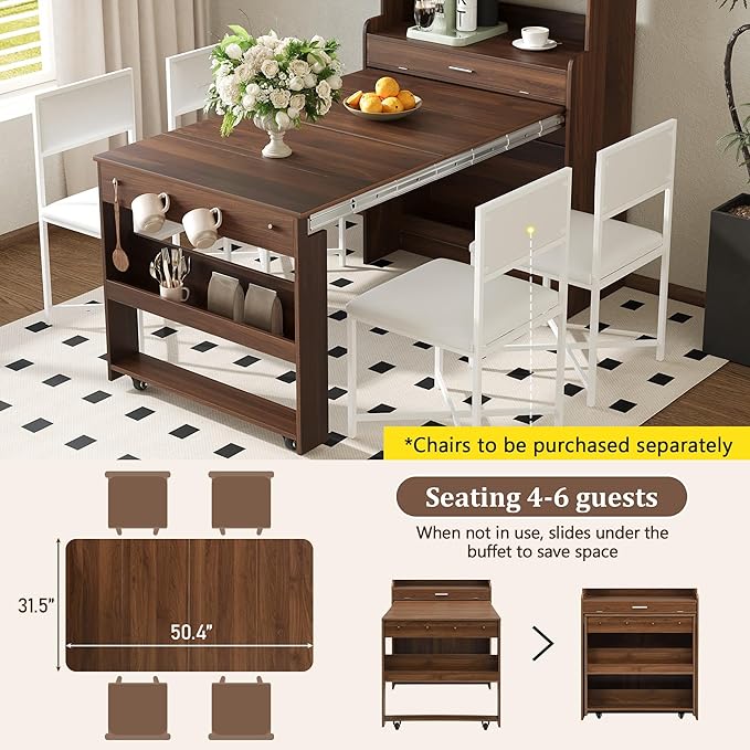 Merax Sideboard Buffet Cabinet - Image 4