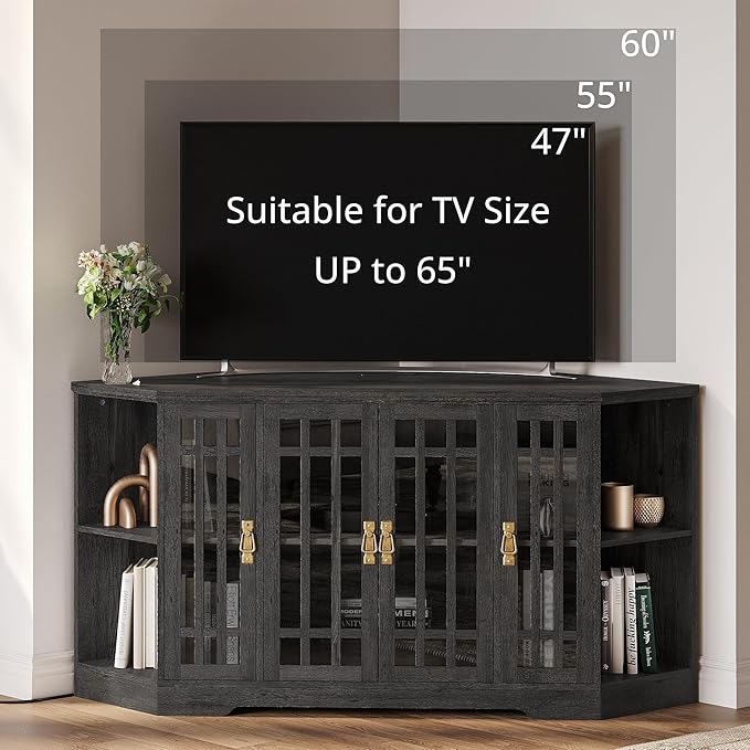 IRONCK Corner TV Stand for TVs up to 60 Inch - Image 3