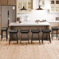 Counter Height Bar Stools Set of 6, 24 Inch Backless BarStools by LONXIUMODERNHOMEFURNISHINGS