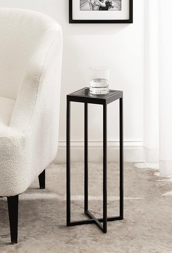 Kate and Laurel Jaspur Modern Square Drink Table, Decorative Contemporary - Image 3