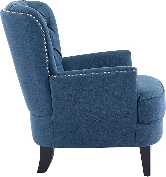 Ball & Cast Accent Chair, Mid-Century Lounge Living Room Chairs - Image 8