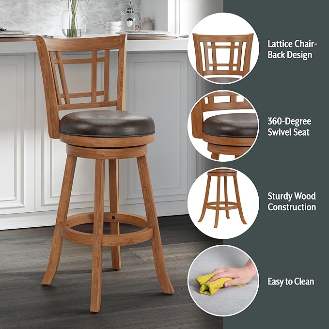 Hillsdale Fairfox Swivel Stool - Image 4