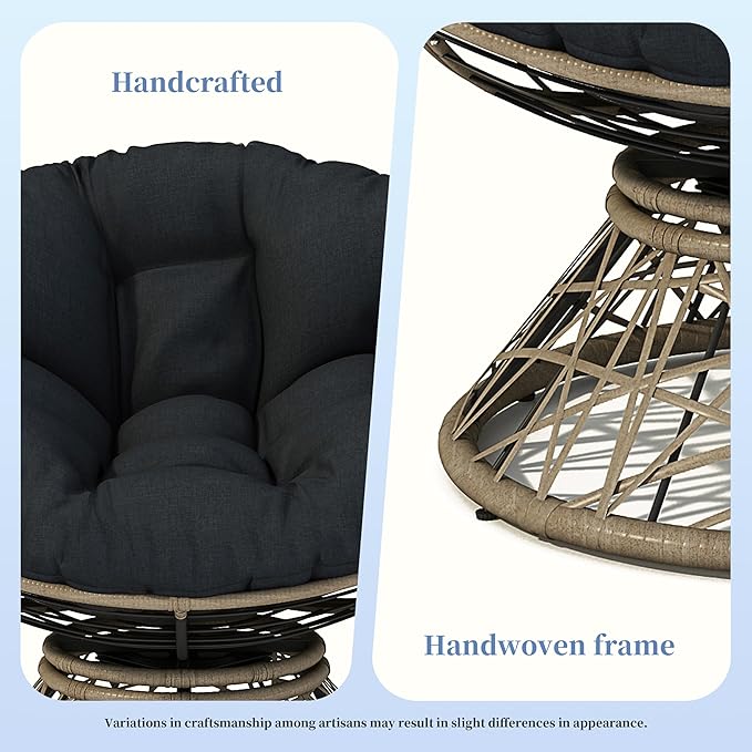 Ball & Cast Ergonomic Wicker Chair - Image 5