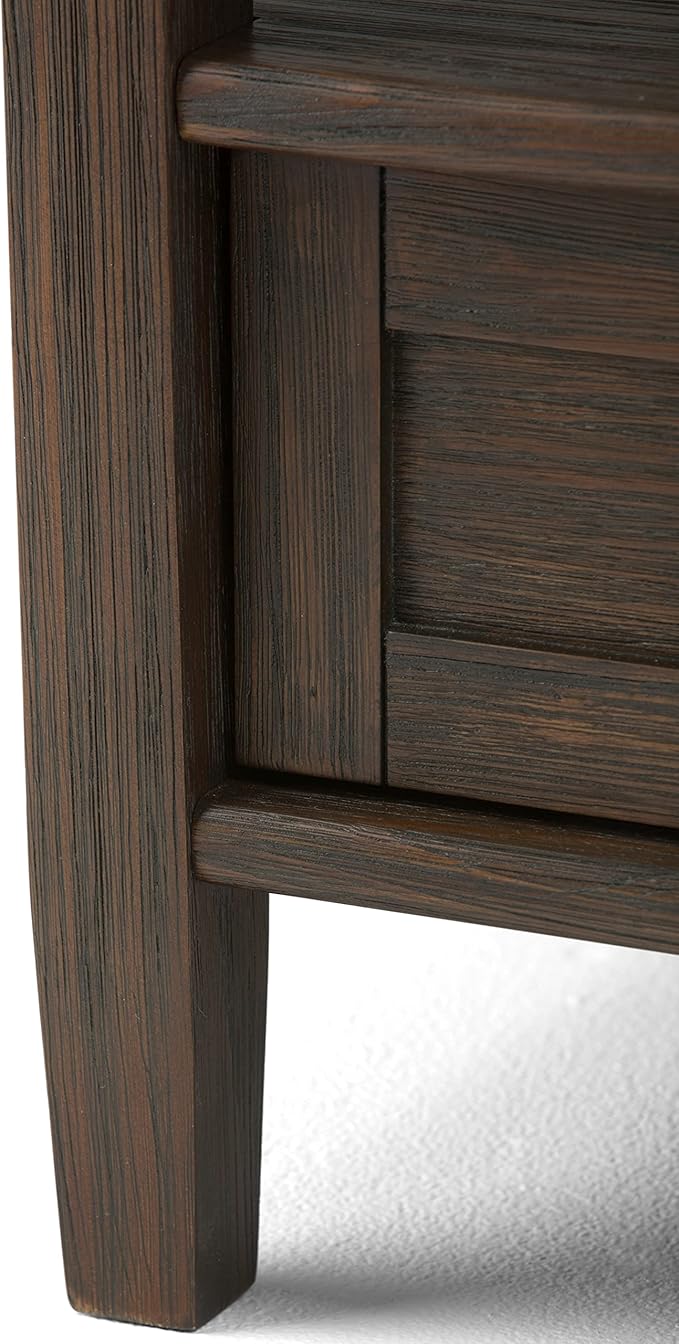 SIMPLIHOME Warm Shaker SOLID WOOD 20 inch Wide Rectangle Transitional End Side - Image 9