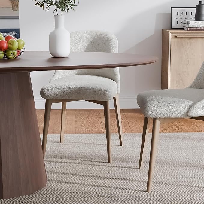 Casaphoria 67" Oval Dining Table, Modern Wood Kitchen Table - Image 4