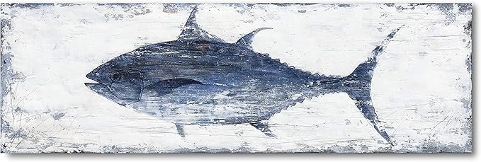 Yihui Arts Decor Abstract Fish Sealife Canvas Wall Art Prints Gallery Wrapped - Image 2
