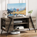 Garvee 47 Inch TV Stand with Slanted Metal Legs, Industrial Media Console with by Garvee