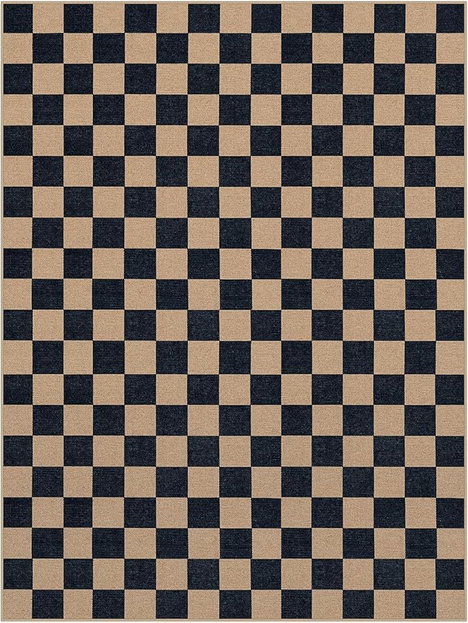 Lahome Checkered Easy Jute Rug, 9x12 Area Rug - Image 8