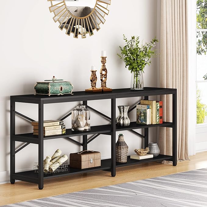 Tribesigns 70.9 Inch Extra Long Console Table, Modern Sofa Table Behind Couch - Image 3