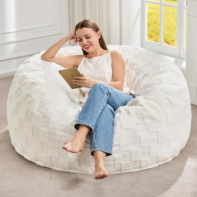 Hobestluk Bean Bag Chairs Beanbag Chair by YourHomeDeservesMore