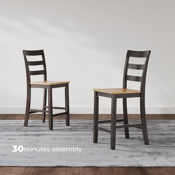 Signature Design by Ashley Gesthaven Solid Wood Frame Counter Height Barstool - Image 9