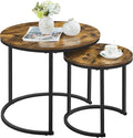 Yaheetech Nesting Coffee Table, Round Coffee Table by Yaheetech
