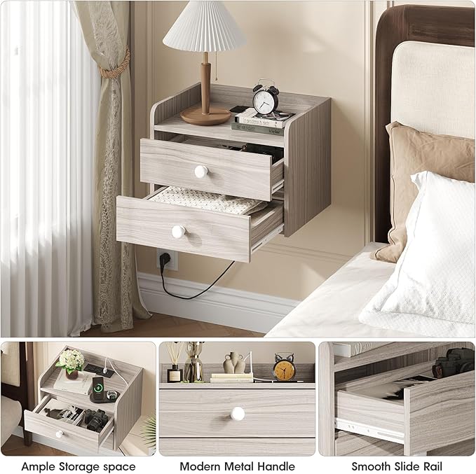 Floating Nightstand Set of 2 - Image 5