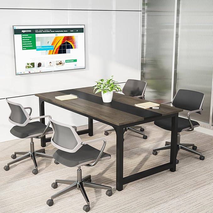 Tribesigns Modern Computer Desk, 63 x 31.5 inch Large Office Desk Computer - Image 8