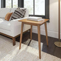 Plank+Beam Mid Century Modern Square Side Table, Couch Side Table, Small End by PlankBeam