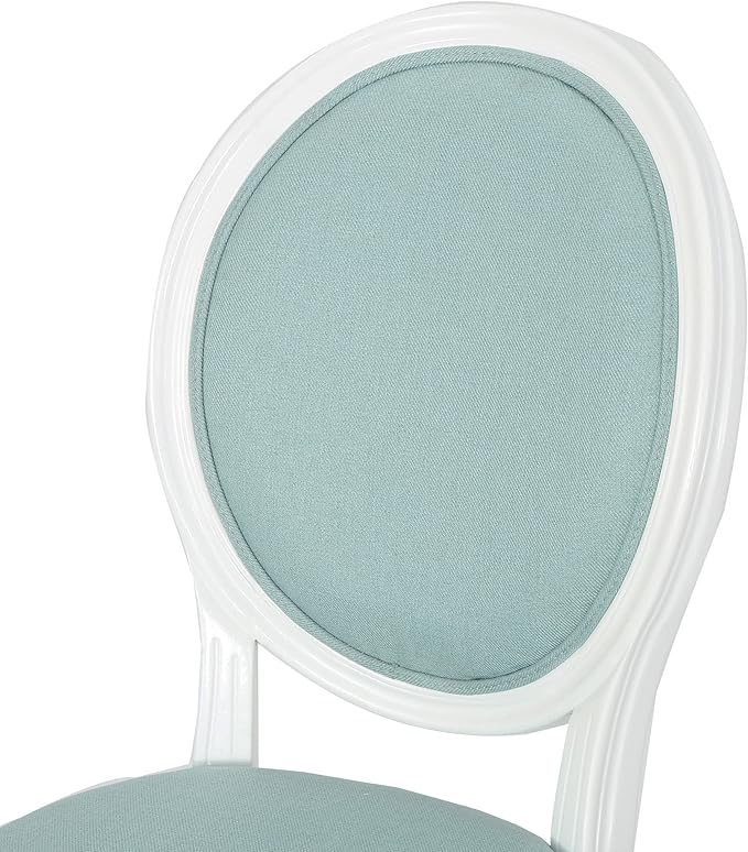 Christopher Knight Home Phinnaeus Fabric Dining Chairs, 2-Pcs Set, Light Blue - Image 10