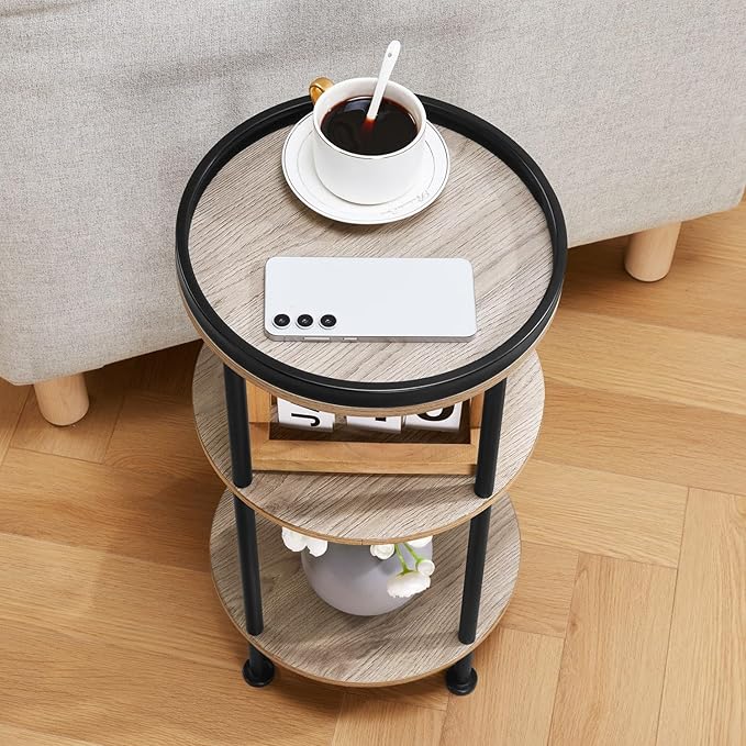 Side Table, Small Round Side Table - Image 6