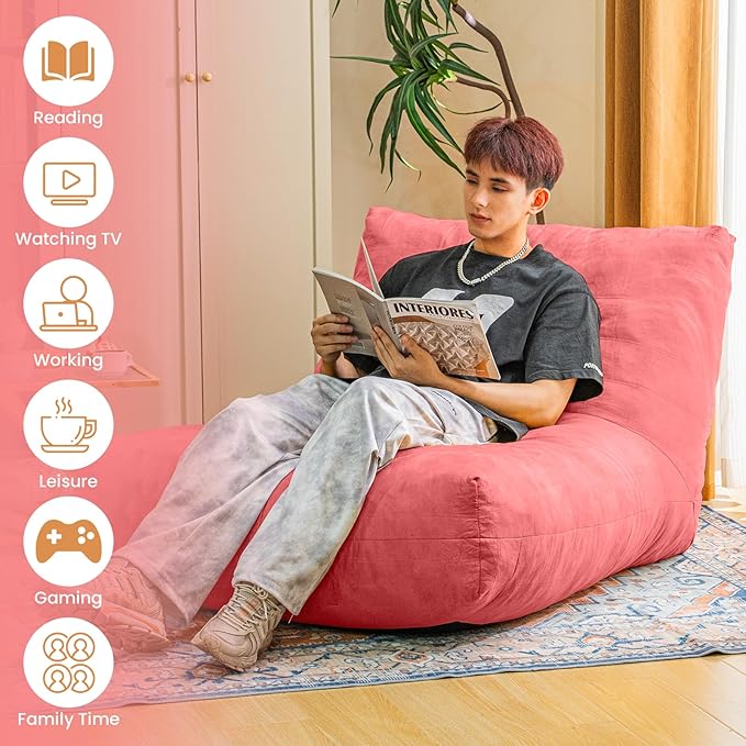 Bean Bag Chair Lazy Bean Bag Sofa, Floor Beanbag Chairs - Image 7