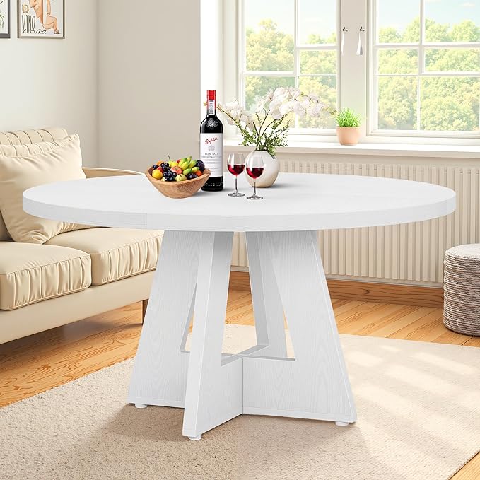 NicBex 47-Inch Round Dining Table by NicBex