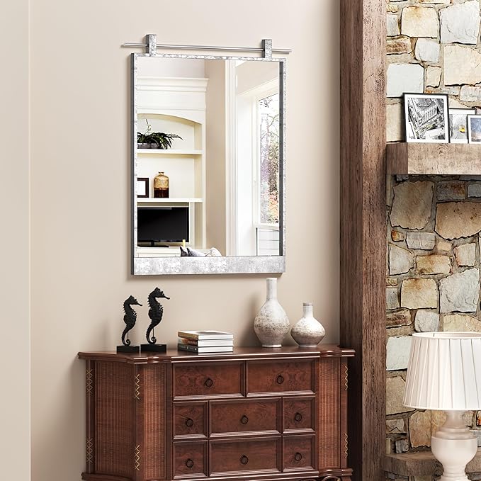 16x24 Inch Rectangle Bathroom Vanity Mirror - Image 2