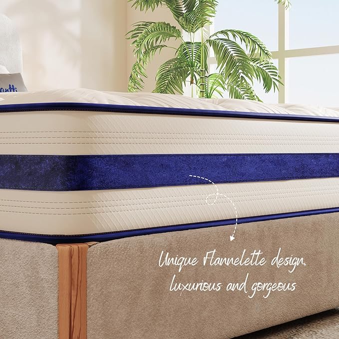 Vesgantti King Size Mattress, 12 Inch Hybrid Innerspring Mattress in a Box - Image 5