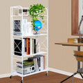 Foldable 4-Tier Metal Shelf by villertech