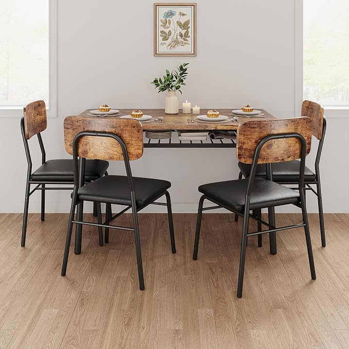 GAOMON 5-Piece Dining Table Set - Image 2