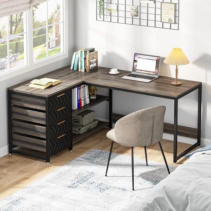 Tribesigns L Shaped Computer Desk - Image 5