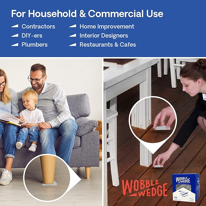 The Original Wobble Wedge Rigid Plastic Shims-MADE IN USA - Image 8