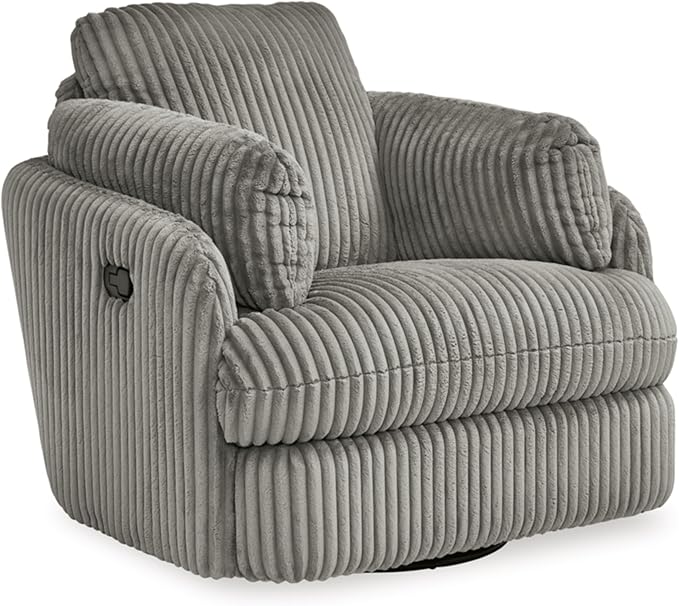 Signature Design by Ashley Tie-Breaker Casual Manual Press-Back Swivel Glider by SignatureDesignbyAshley