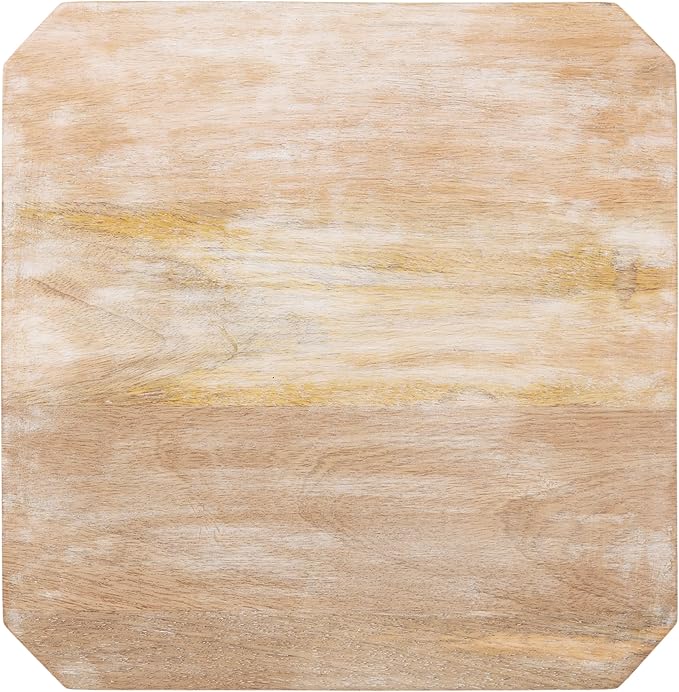 Kate and Laurel Talcott Modern Square Wood Drink Table, Light Natural, - Image 8