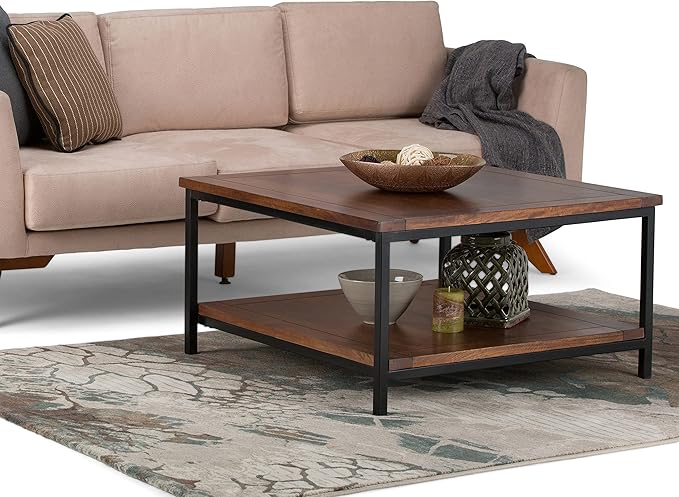 SIMPLIHOME Skyler Square Coffee Table - Image 2