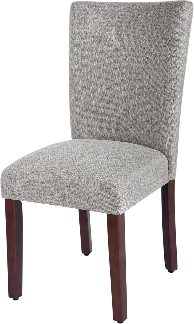 HomePop Parsons Classic Upholstered Accent Dining Chair, Single Pack, Light Grey - Image 7