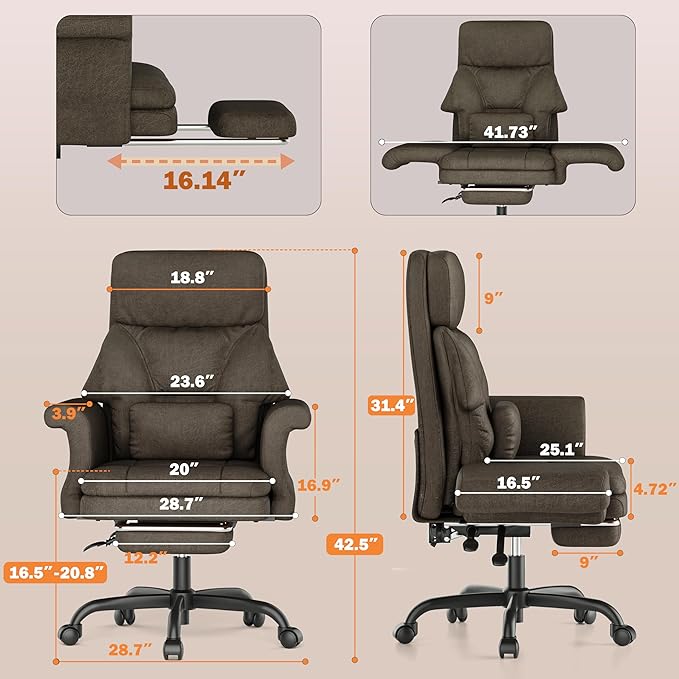 ELABEST C39 Cross Legged Office Chair - Image 3