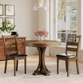 COLAMY Farmhouse Dining Chairs Set of 2, Upholstered Kitchen Chairs by COLAMYINC