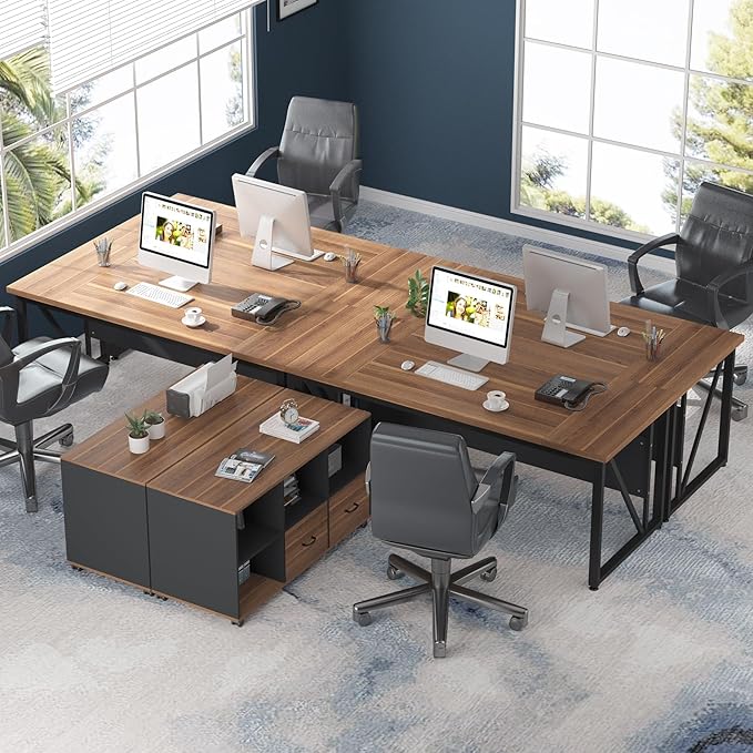 Tribesigns 63-Inch Executive Desk - Image 4