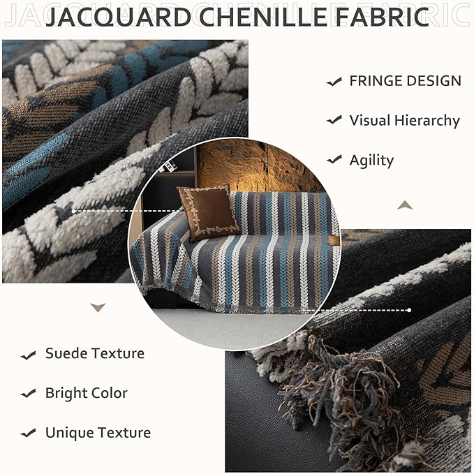 STACYPIK Modern Jacquard Sofa Cover - Image 2