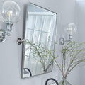 TEHOME 20x30'' Brushed Nickel Pivot Mirror Rectangle Bathroom Vanity Mirror by TEHOME