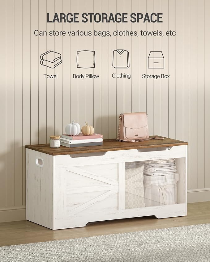 39.4" Storage Chest, Extra Large Storage Trunk - Image 7