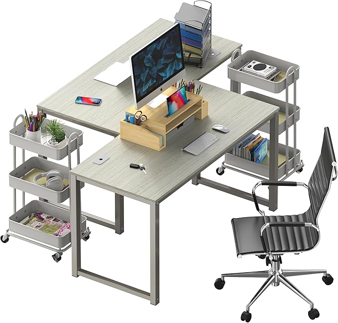 SHW 48-Inch Commercial-Grade Office Computer Desk - Image 5