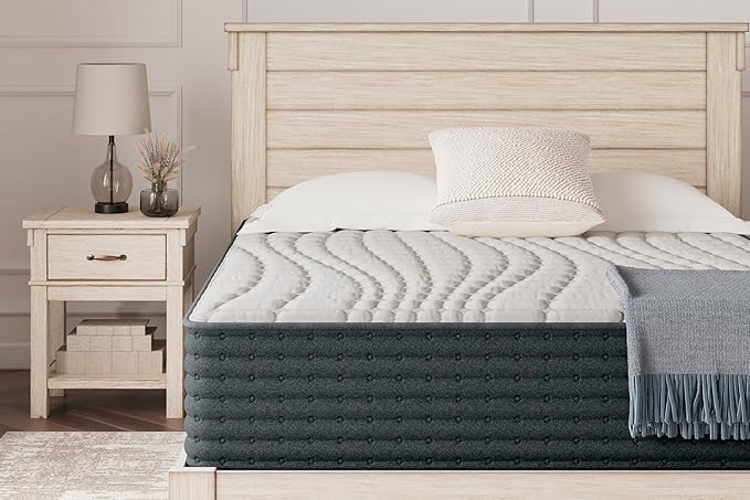 Signature Design by Ashley Hybrid 1300 13 Inch Plush Gel Memory Foam Mattress - Image 6