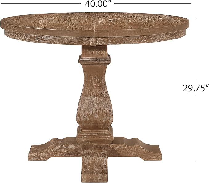 Christopher Knight Home Felly Dining Set, 20.25 "W x 24 "D x 34 "H, Natural - Image 8