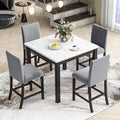 HomSof 5-Piece Counter Height Dining Table Set by HomSof