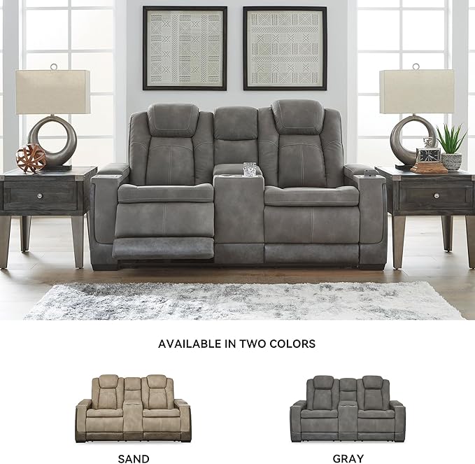 Signature Design by Ashley Next-Gen DuraPella Modern Faux Leather Power - Image 8