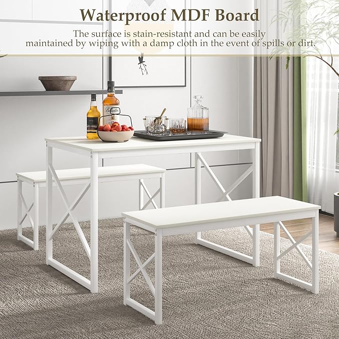 VECELO Kitchen Dining Table Set - Image 5