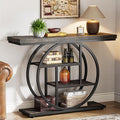 Tribesigns 41.3" Console Table, Industrial 4-Tier Sofa Table Entryway Table by Tribesigns