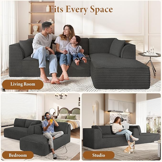 Vesgantti 106" Modular Sectional Sofa - Image 7