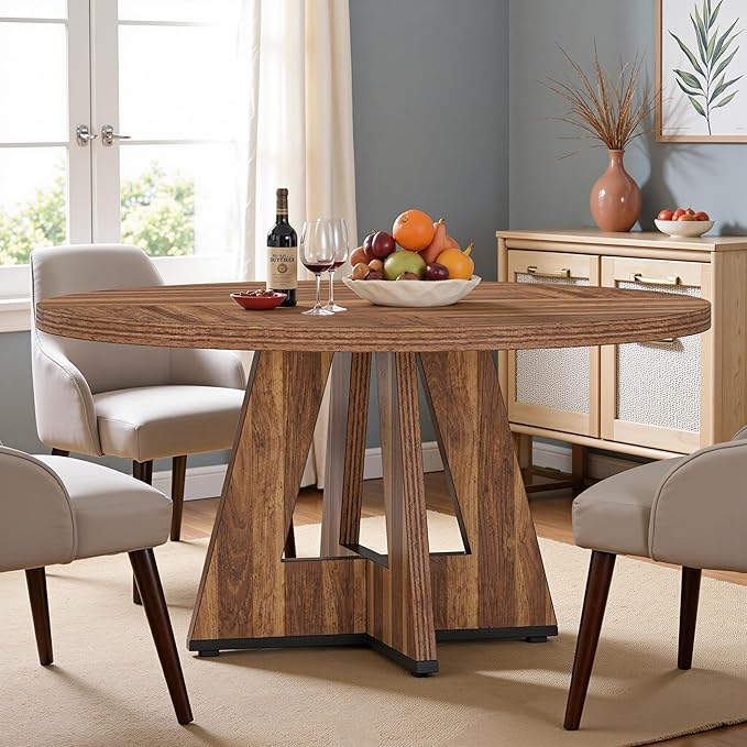 NicBex 47-Inch Round Dining Table - Image 5