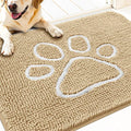 OLANLY Door Mat for Muddy Dog Paws 30x20, Ultra Absorbent Chenille Mud Doormat by OLANLY