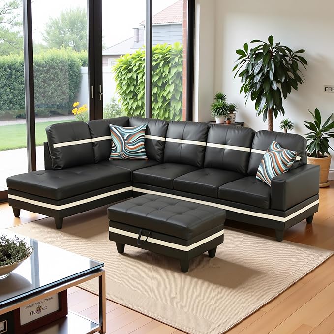 103.5" Oversized Sectional Couch, L Shaped Couch by LynginsCreativeLife
